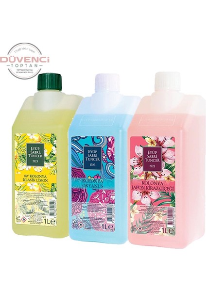 Klasik Limon, Japon Kiraz Çiçeği ve Okyanus Kolonyası Yedek Şişe 1 lt fiyatları