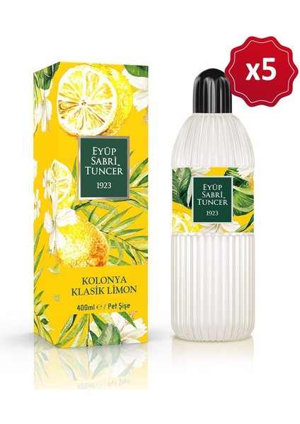 Klasik Limon Kolonyası 80 Derece Pet Şişe 400 ml