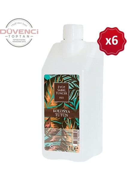 Tütün Kolonyası Yedek Şişe 1 lt x 6 fiyatları