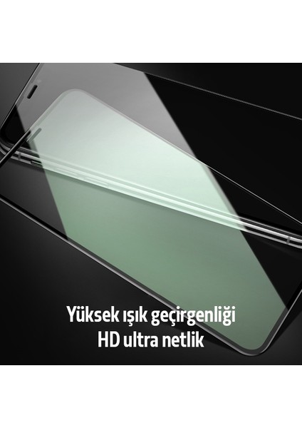 Iphone 11 -Xr Anti -Blue Green Light Göz Korumalı Tempered Full Ekran Koruyucu AL-34266 modelleri