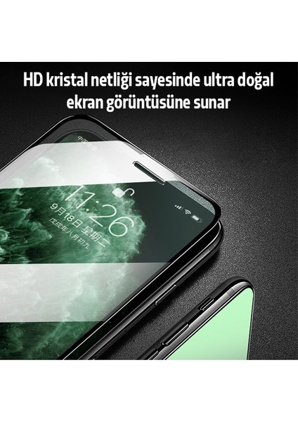 Iphone 11 -Xr Anti -Blue Green Light Göz Korumalı Tempered Full Ekran Koruyucu AL-34266 fırsatları
