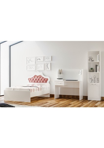 Assos Genç Odası Takımı Set 10 - (Karyola Çalışma Masası Kitaplık )