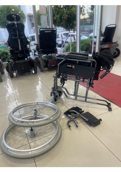 Dm-318 Hafif Alüminyum Manuel Tekerlekli Sandalye indirimleri