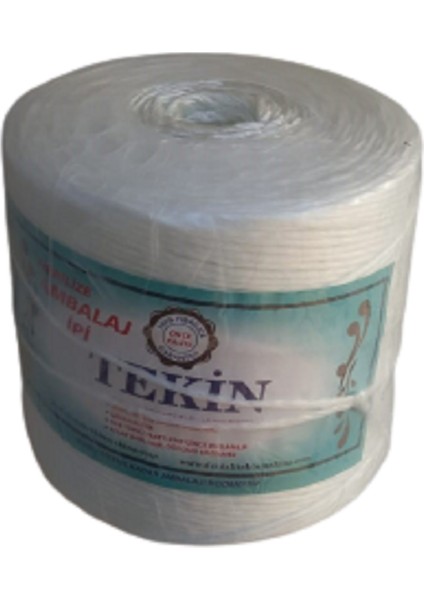 2 Kg. Beyaz Renk Naylon Plastik Fibrilize Ambalaj Ipi. 2000GR