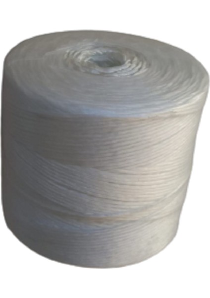 2 Kg. Beyaz Renk Naylon Plastik Fibrilize Ambalaj Ipi. 2000GR