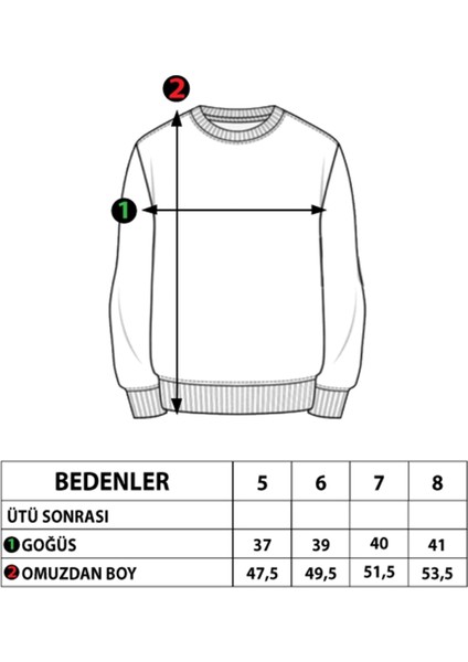 Toontoy Erkek Çocuk Komple Baskılı Sweatshirt fiyatları