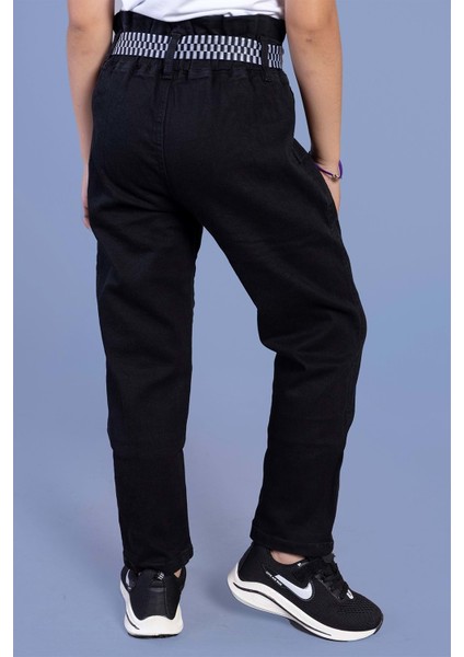 Toontoy Kız Çocuk Yüksek Bel Iki Yanı Cepli Regular Fit Jean Pantolon fiyatları