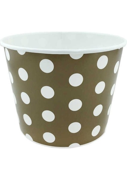 Misir Kutusu Puantiyeli Yuvarlak 16X12 Altin P8-37