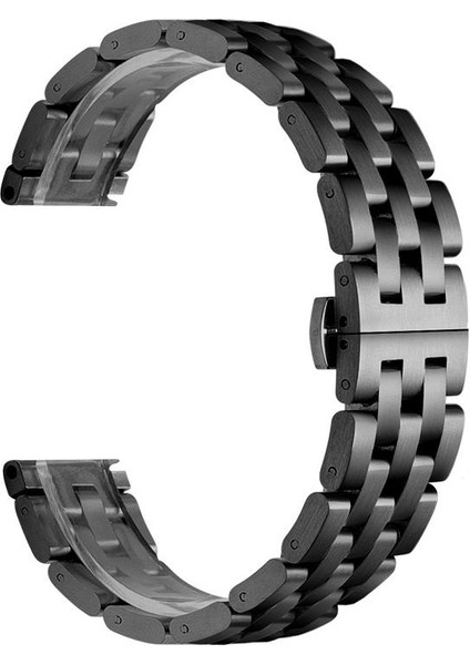 Huawei Watch Gt 2 46 mm Uyumlu Metal Kordon Paslanmaz Çelik Kayış Premium