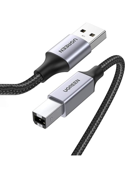 Usb-A To Usb-B 2.0 Örgülü Yazıcı Kablosu 1.5 Metre