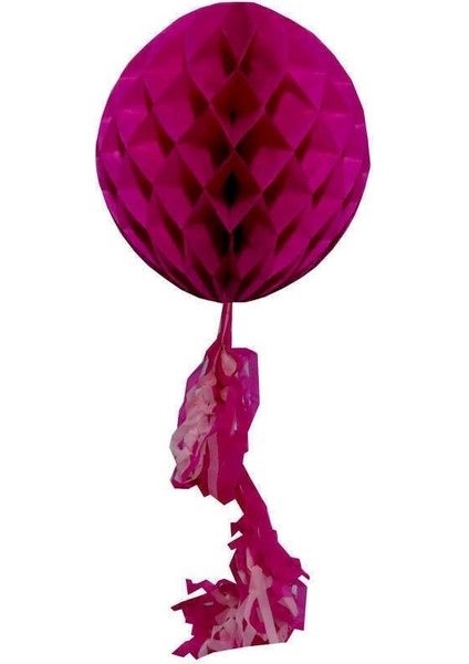 Süs Petek Modeli Püsküllü 25X85 cm Fuşya PK:1-120