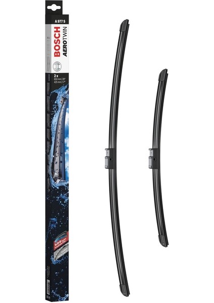 Aerotwin Silecek Seti - [650/425 Mm] Peugeot 207 (2006 - 2012) [A7]- A 977 S