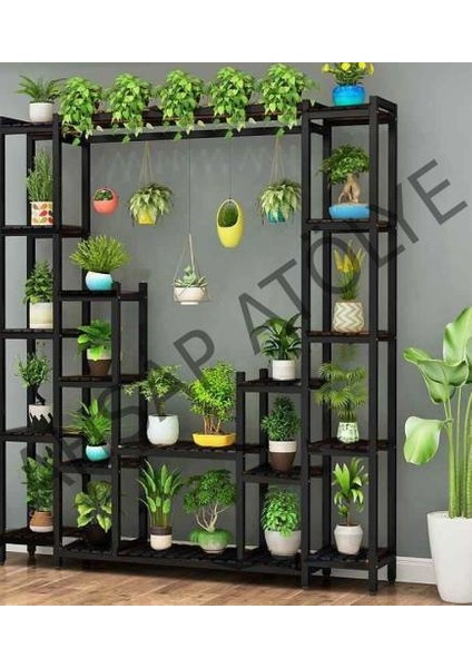 Ahşap Çiçeklik Kitaplık Saksılık Balkon Bahçe Standı