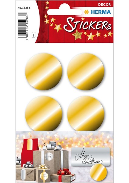 Etiket Altın Yuvarlak 32 mm