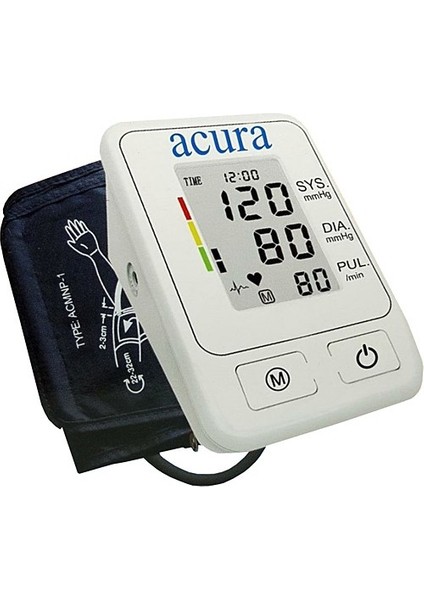 Acura Ac-9080 199 Hafızalı Tam Otomatik Koldan Ölçer Tansiyon Aleti