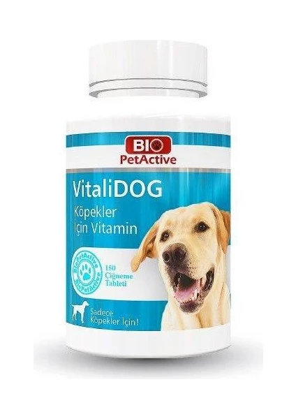 Bio Pet Active Vitalidog Kopekler Icin Multi Vitamin 150 Tablet