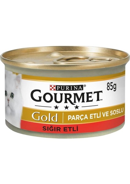 ® Parça Etli Sığır Etli Yaş Kedi Maması 85 gr