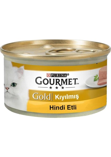 Hindi Etli Yetiskin Kıyılmıs Kedi Konservesi 85G