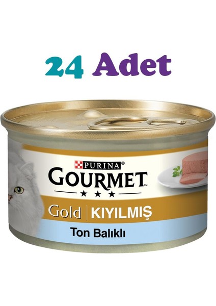 Purina Gourmet Gold Kiyilmis Ton Balikli Yas Kedi Mamasi. 85 gr