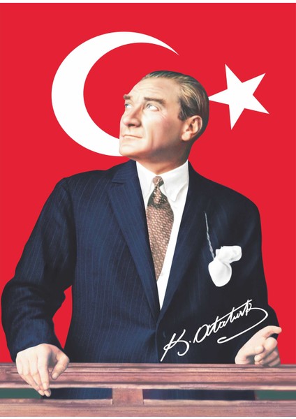 Atatürk Bayrağı 50 x 70 cm 10'lu