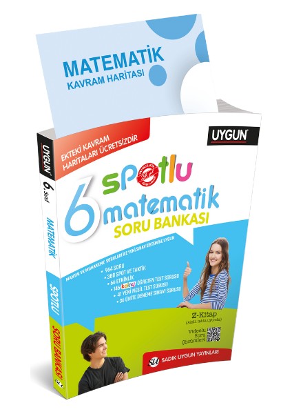 6. Sınıf Yeni Spotlu Matematik Soru Bankası + Kavram Haritaları