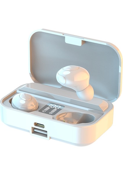 Lb-9 Gürültü Azaltma Dijital Görüntü Bluetooth Kulaklık Beyaz (Yurt Dışından)