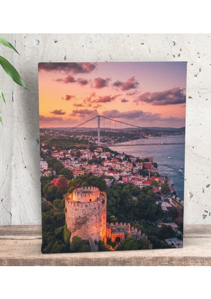 Gift Istanbul Tasarımlı Dekoratif Mini Kanvas Tablo 15 x 20 Cm-1