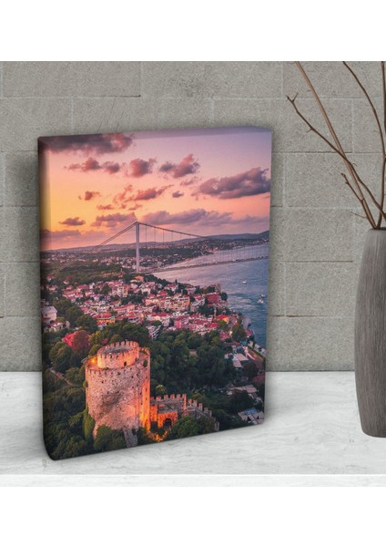 Gift Istanbul Tasarımlı Dekoratif Mini Kanvas Tablo 15 x 20 Cm-1