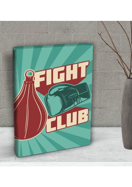 Gift Fight Club Tasarımlı Dekoratif Mini Kanvas Tablo 15 x 20 Cm-1 fiyatları