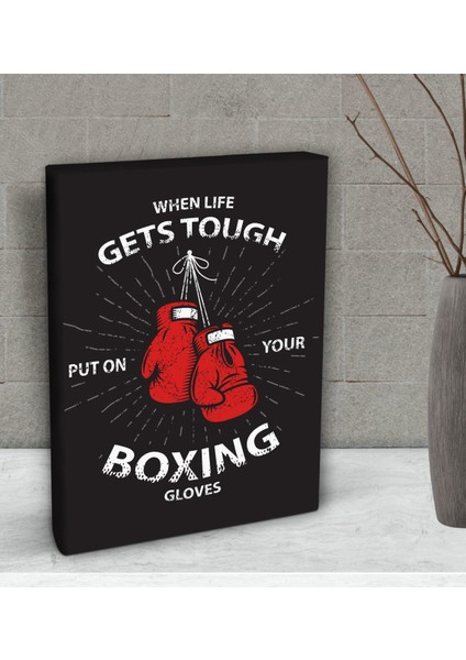 Gift Boxing Tasarımlı Dekoratif Mini Kanvas Tablo 15 x 20 Cm-3 fiyatları