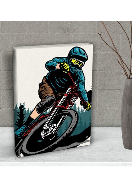 Gift Bisiklet Tasarımlı Dekoratif Mini Kanvas Tablo 15 x 20 Cm-3 fiyatları