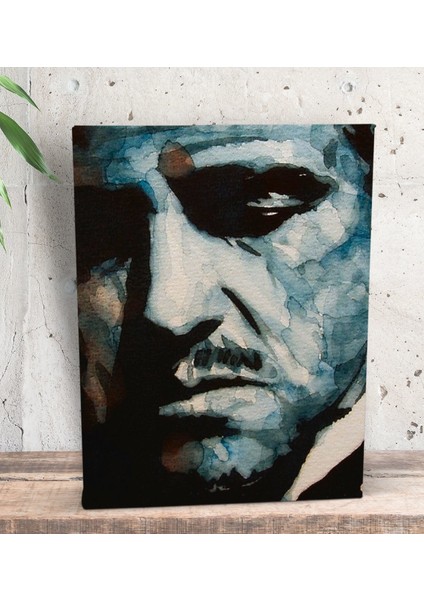 Gift The Godfather Tasarımlı Dekoratif Mini Kanvas Tablo 15 x 20 Cm-1