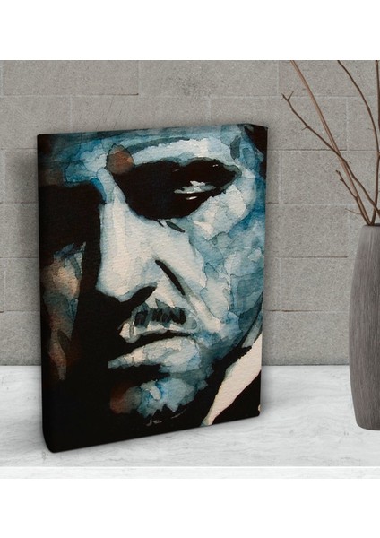 Gift The Godfather Tasarımlı Dekoratif Mini Kanvas Tablo 15 x 20 Cm-1