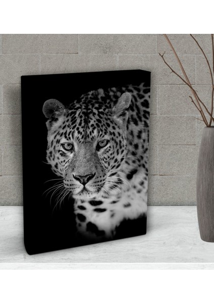 Gift Leopar Tasarımlı Dekoratif Mini Kanvas Tablo 15 x 20 Cm-1 fiyatları