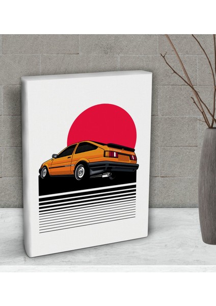 Gift Klasik Araç Tasarımlı Dekoratif Mini Kanvas Tablo 15 x 20 Cm-6 fiyatları