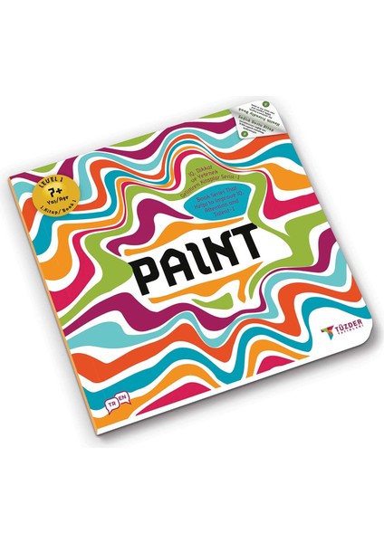 Paint 7+ Yaş Level 1 - IQ Dikkat ve Yetenek Geliştiren Kitaplar Serisi 1