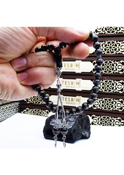 Gümüş Çember Işlemeli Gürcistan Oltu Tesbihi fiyatları