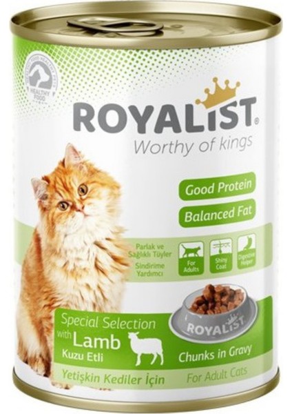 03262 Royalist Cat Lamb Konserve 400 Gram 6'lı