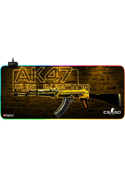 Rgb Oyuncu Mousepad Rgb Gaming Oyuncu Mouse Pad Kaymaz Taban  70 x 30