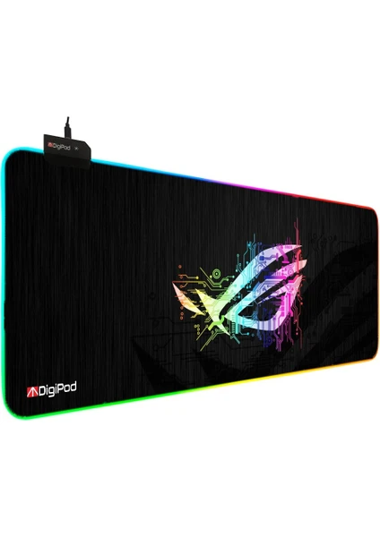 Rgb Oyuncu Mousepad Rgb Gaming Oyuncu Mouse Pad Kaymaz Taban  70 x 30