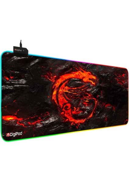 Rgb Oyuncu Mousepad Rgb Gaming Oyuncu Mouse Pad Kaymaz Taban 70 x 30