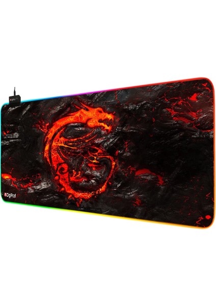 Rgb Oyuncu Mousepad Rgb Gaming Oyuncu Mouse Pad Kaymaz Taban 70 x 30