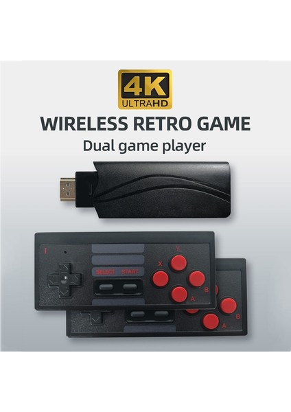 Klasik Kablosuz Bluetooth Nes Oyun Makinesi (Yurt Dışından)