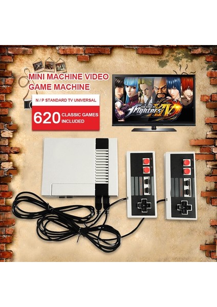 Retro Klasik Tv Mini Oyun Konsolu, Dahili 620 Games Ab Fişi (Yurt Dışından) fırsatları