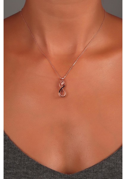 925 Ayar Gümüş Sonsuzluk Kolye SK5015