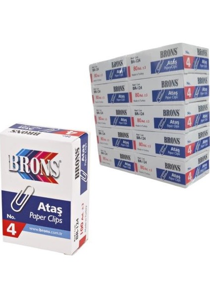 Ataş No : 4 1 Kutu 10 Paket
