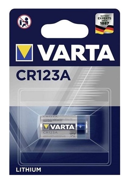 Cr123a Cr17345 16340 Dl 123a Varta Cr123a 3v Lityum Pil 1 Adet