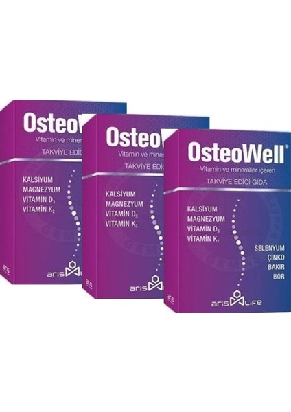 Osteowell 30 Tablet x 3 Adet