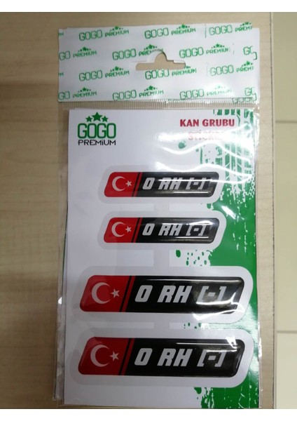 Kan Gurubu Stıcer 0 Rh(-) fiyatları