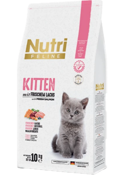 Nutri Feline Kitten Somon Etli Yavru Kedi Maması 10 kg